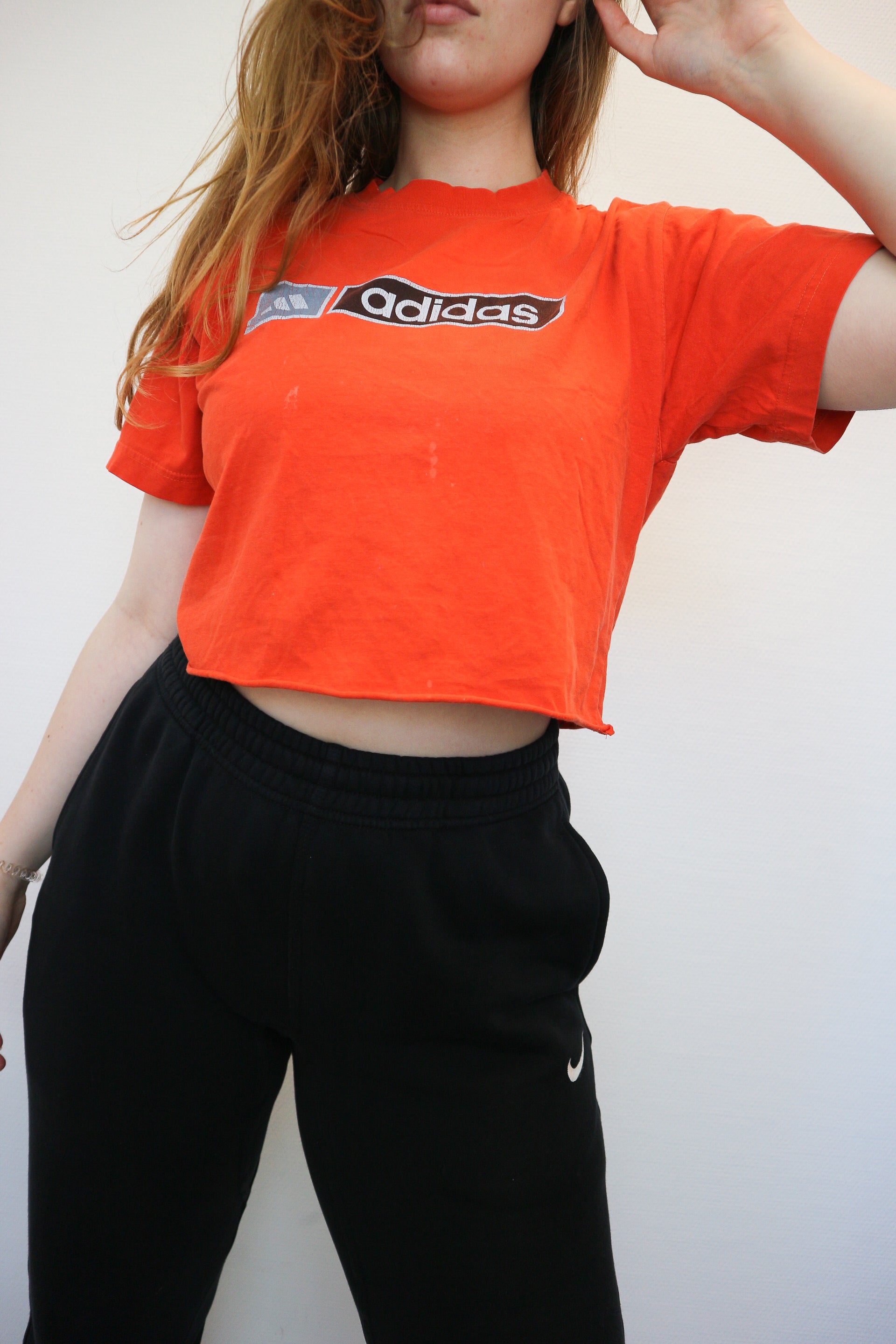 Adidas Cropped Shirt M