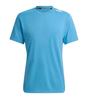 adidas designed 4 Training Heat.Rdy Hiit Tee Sport-T-Shirt mit Mesh-Details am Rücken Fitness-Shirt HJ9776 Blau