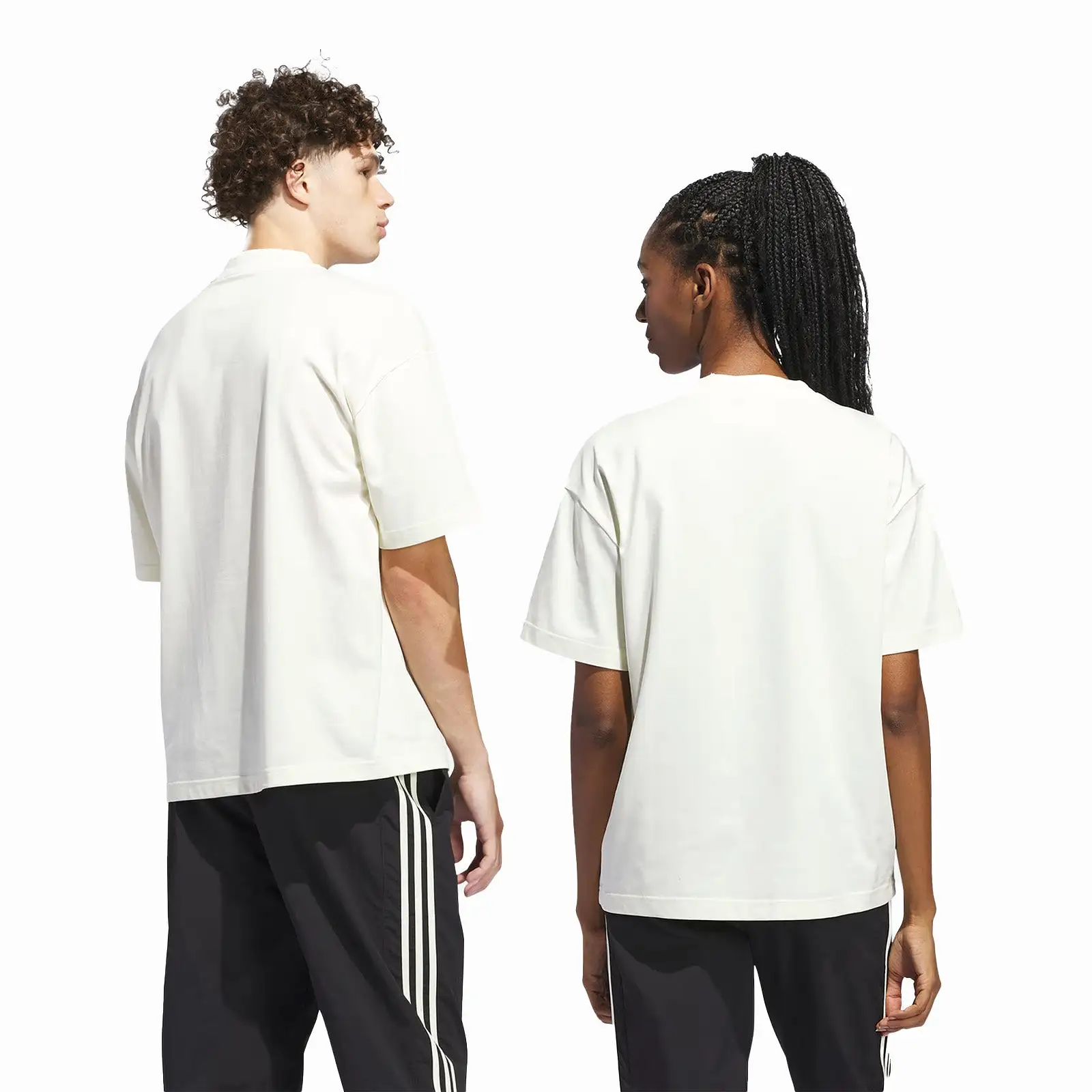 Adidas Original Cotton T-Shirt - Ivory