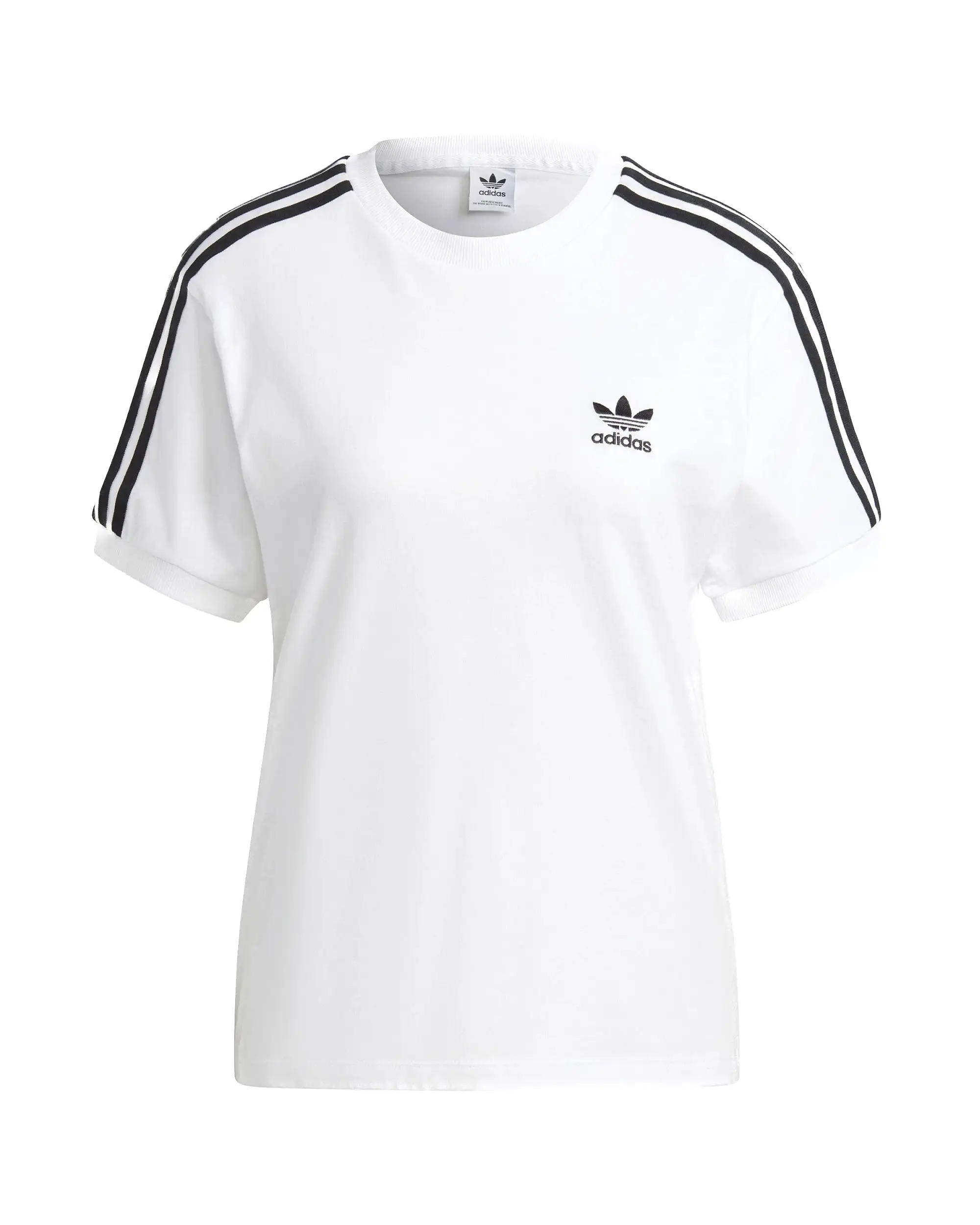 Adidas Originals 3 Stripes T-shirt Bianco