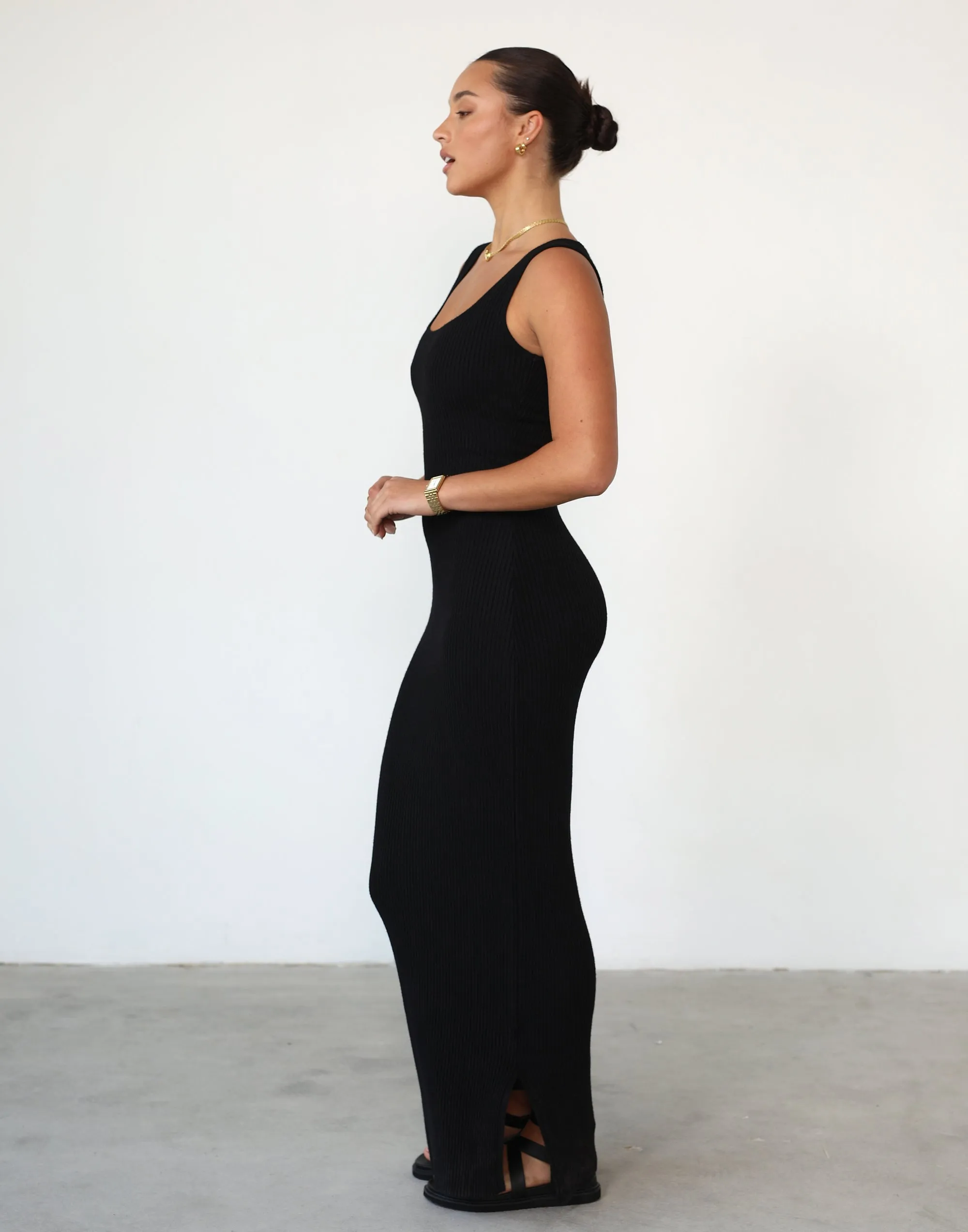 Aja Maxi Dress (Black)