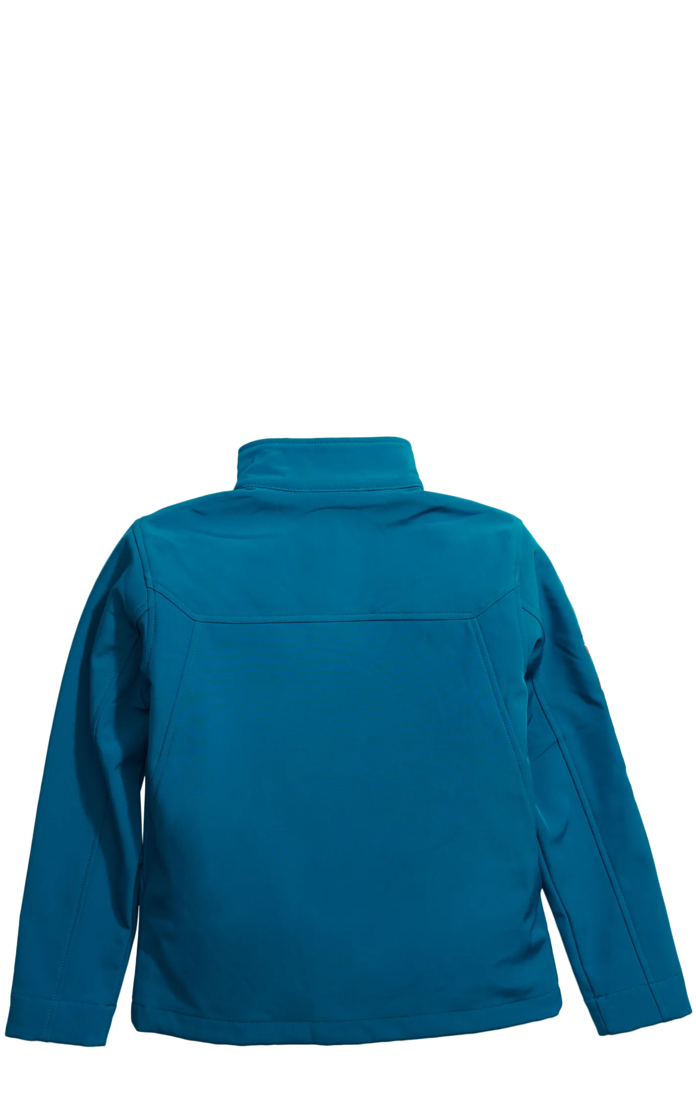 Ariat Girl's Ocean Turquoise Embroidery Logo Sleeve Softshell Team Jacket