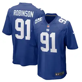 A'Shawn Robinson New York Giants Nike Team Game Jersey - Royal