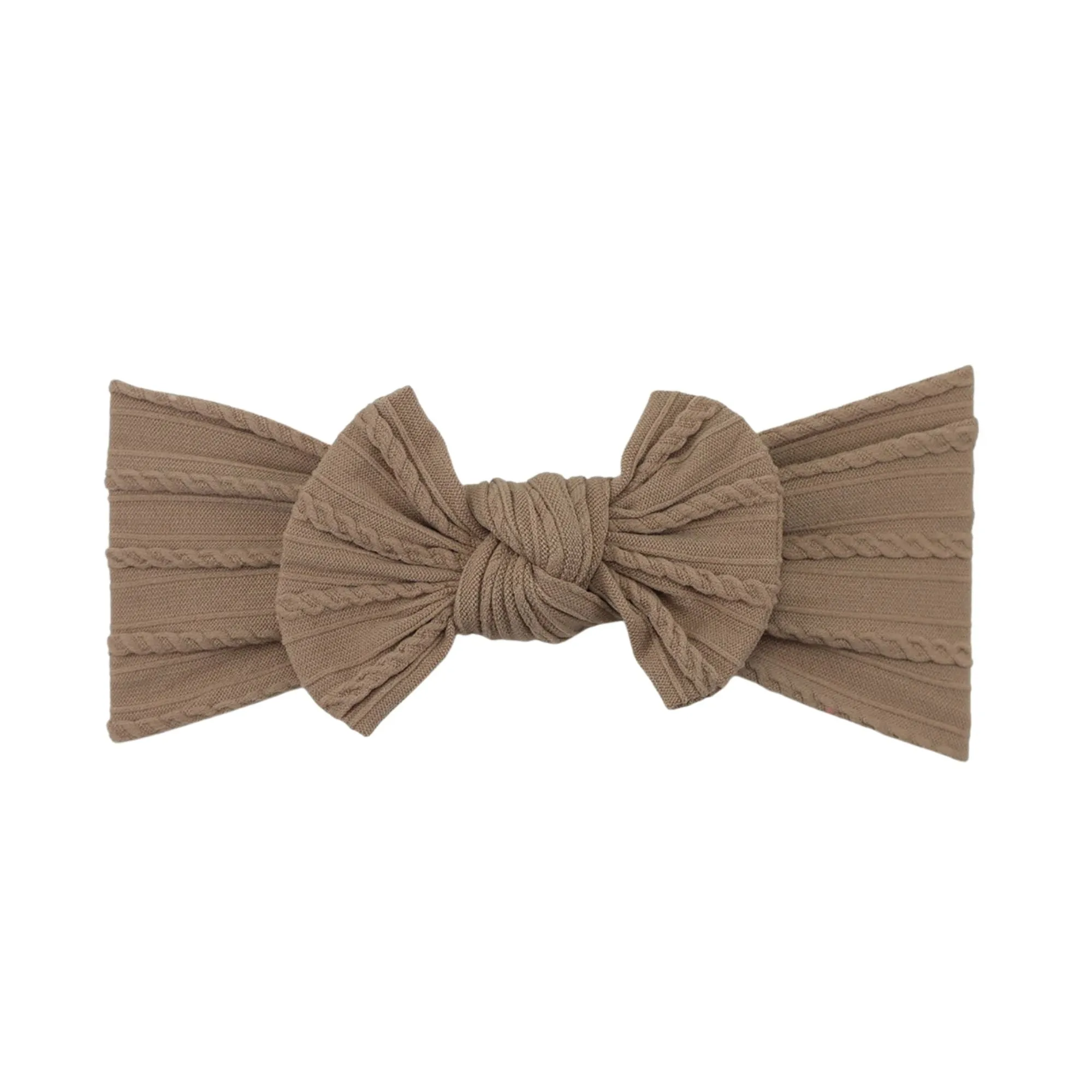 Baby Top Knot Single Bow Headband Sienna