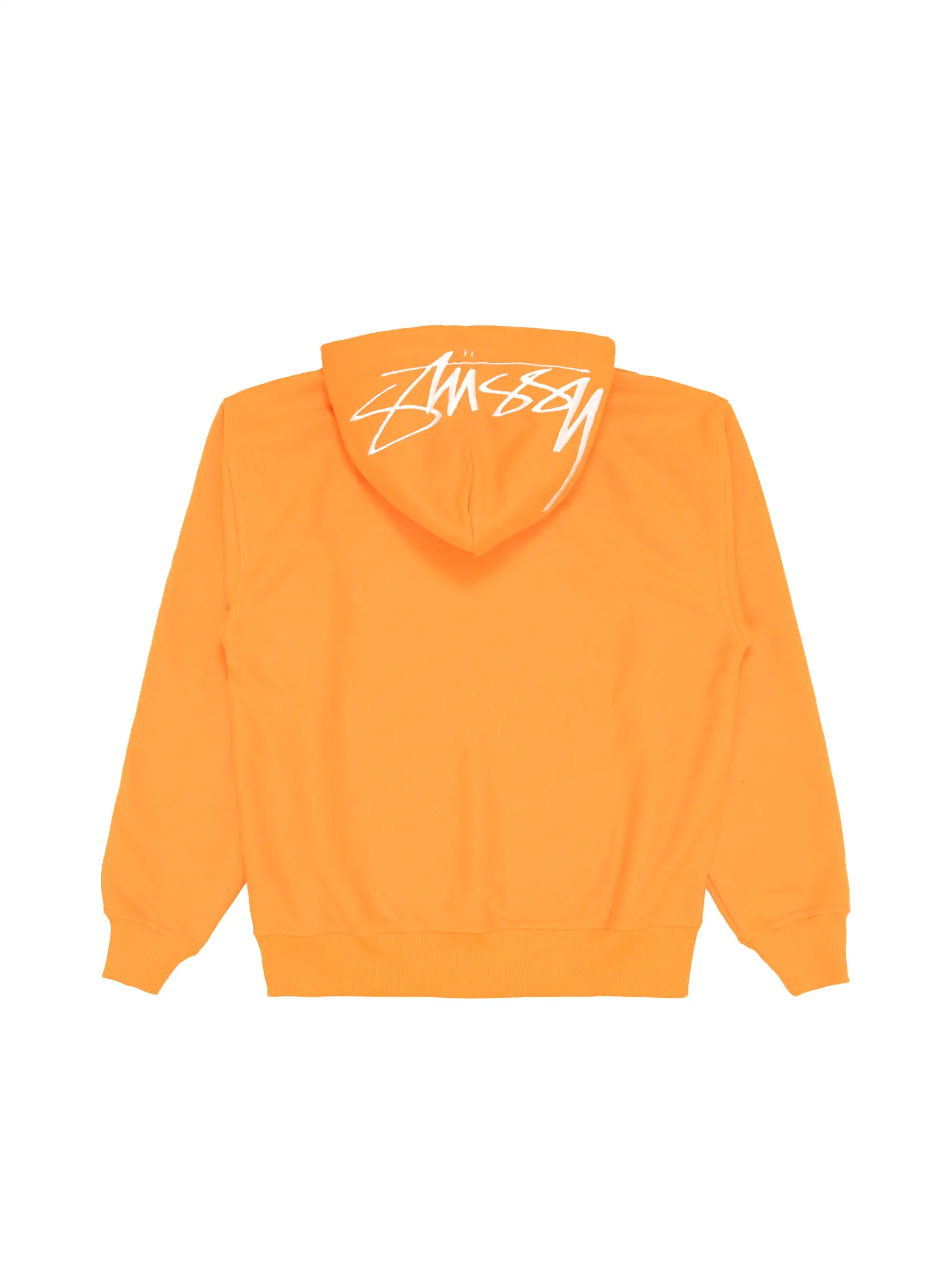 Back Hood Logo Hoodie Tangerine