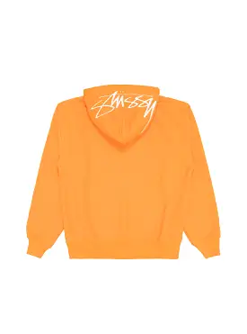 Back Hood Logo Hoodie Tangerine