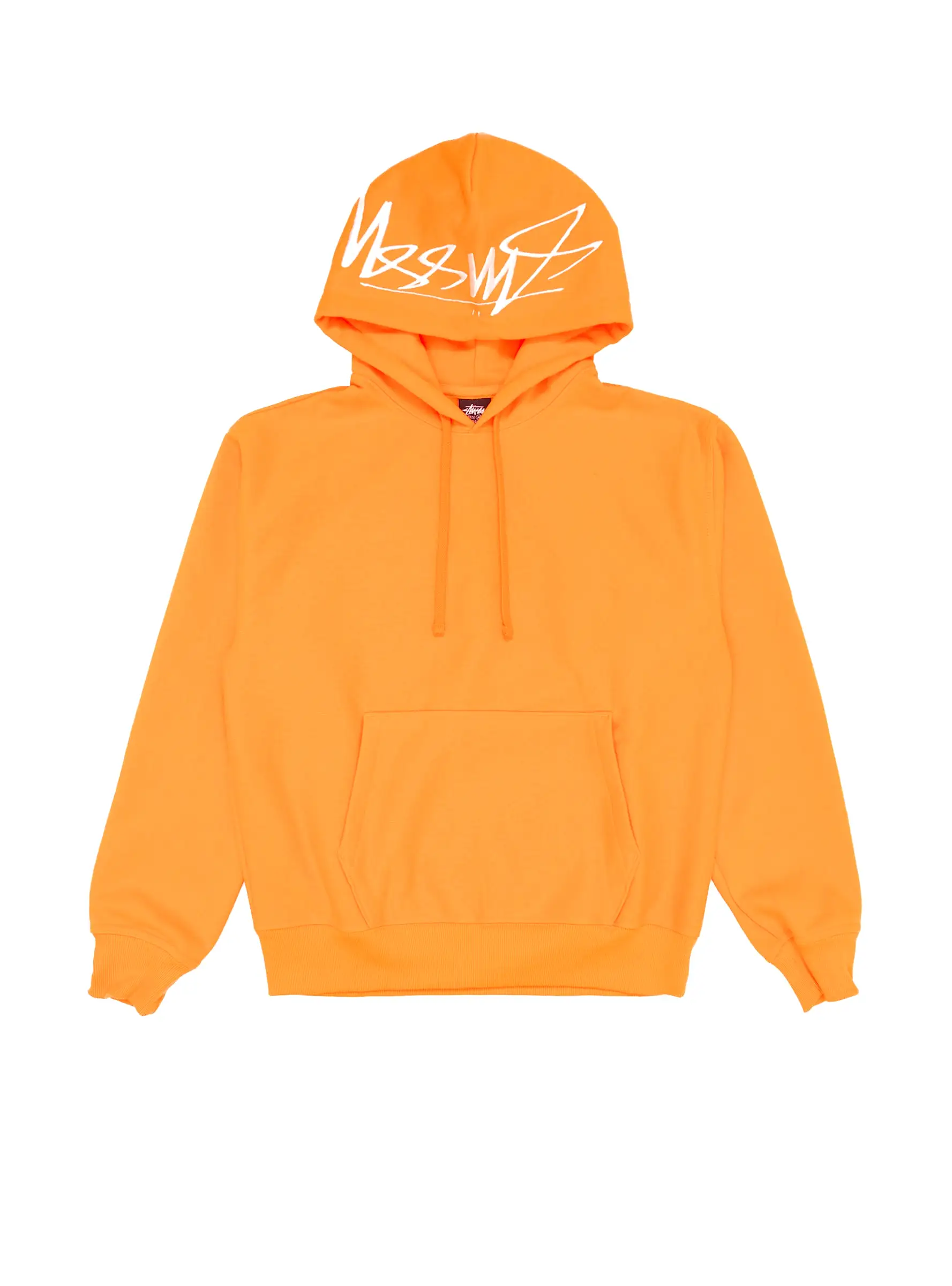 Back Hood Logo Hoodie Tangerine