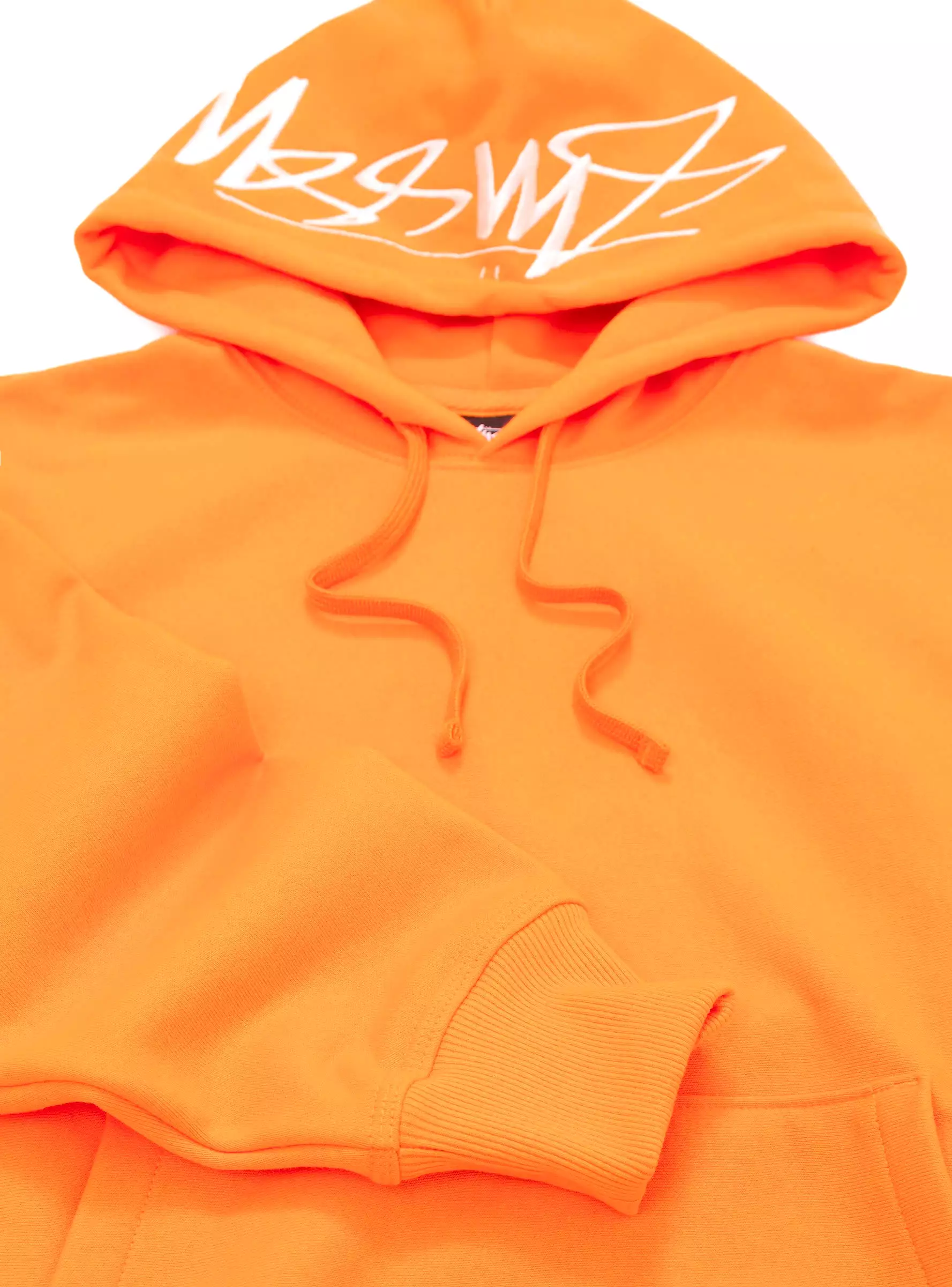 Back Hood Logo Hoodie Tangerine