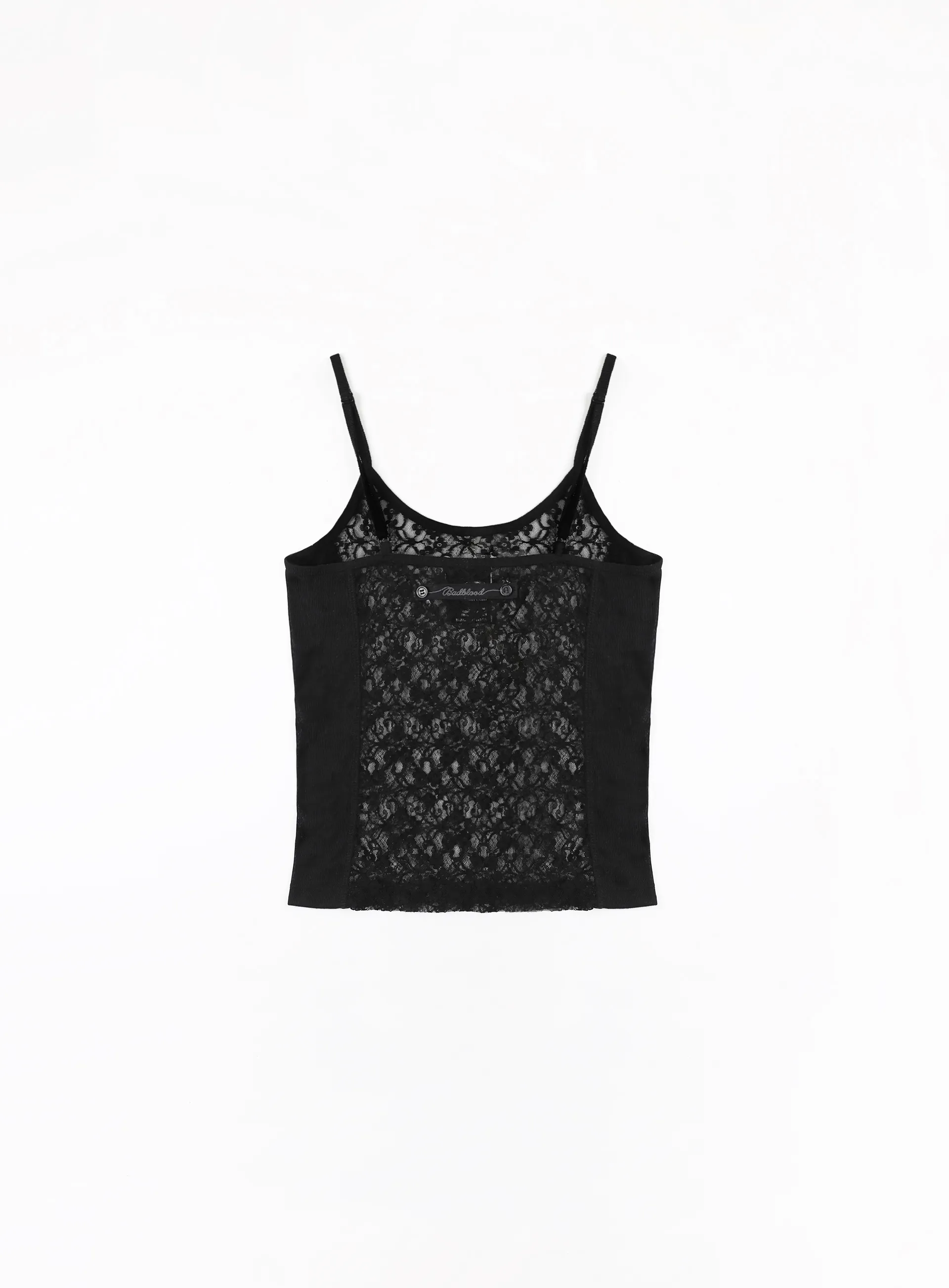 BADBLOOD  |Sleeveless Street Style Plain Lace Tanks & Camisoles