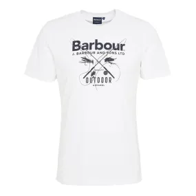 Barbour Fly Graphic T-Shirt Classic White