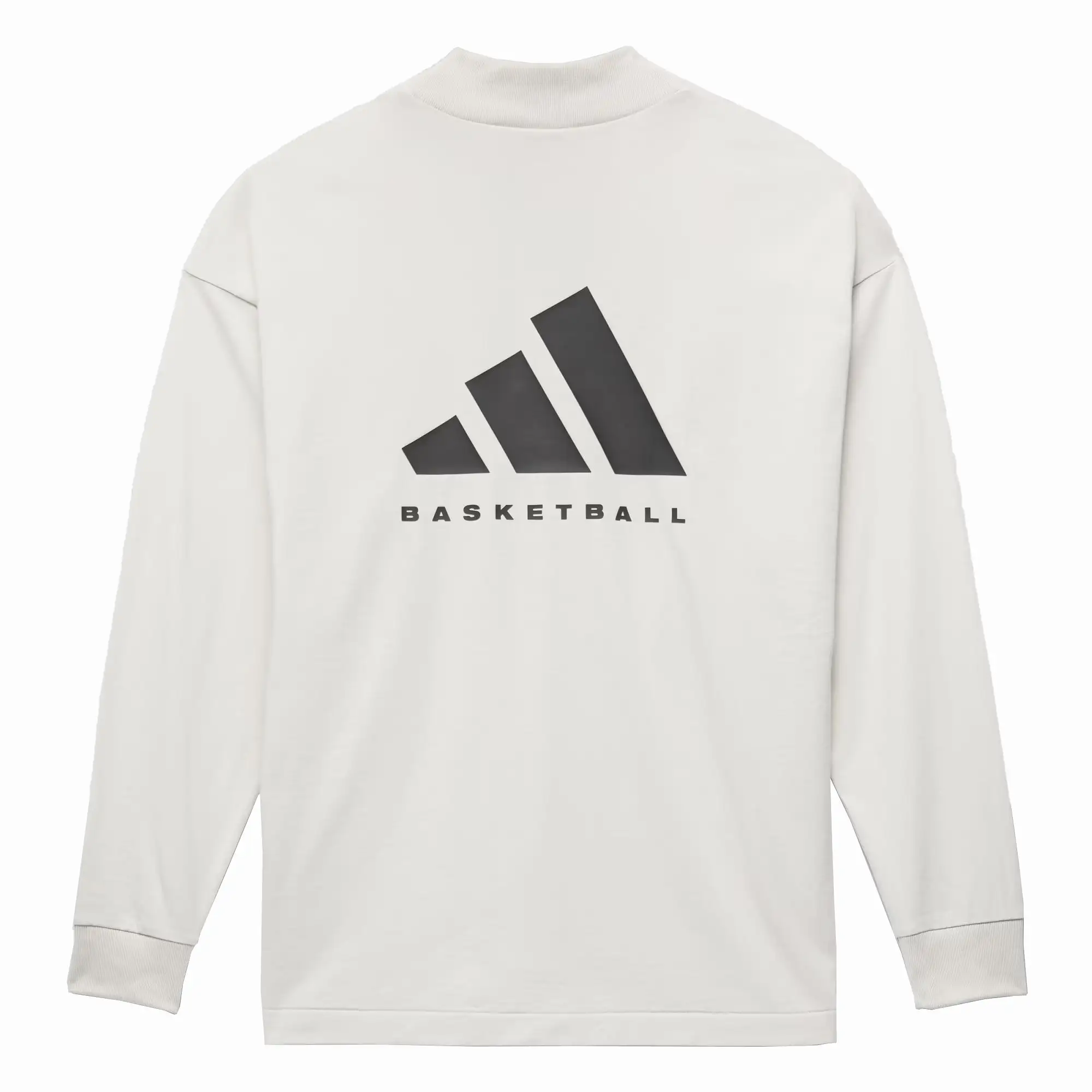 BASKETBALL LONG-SLEEVED T-SHIRT (GENDER-FREE) 'TALC'