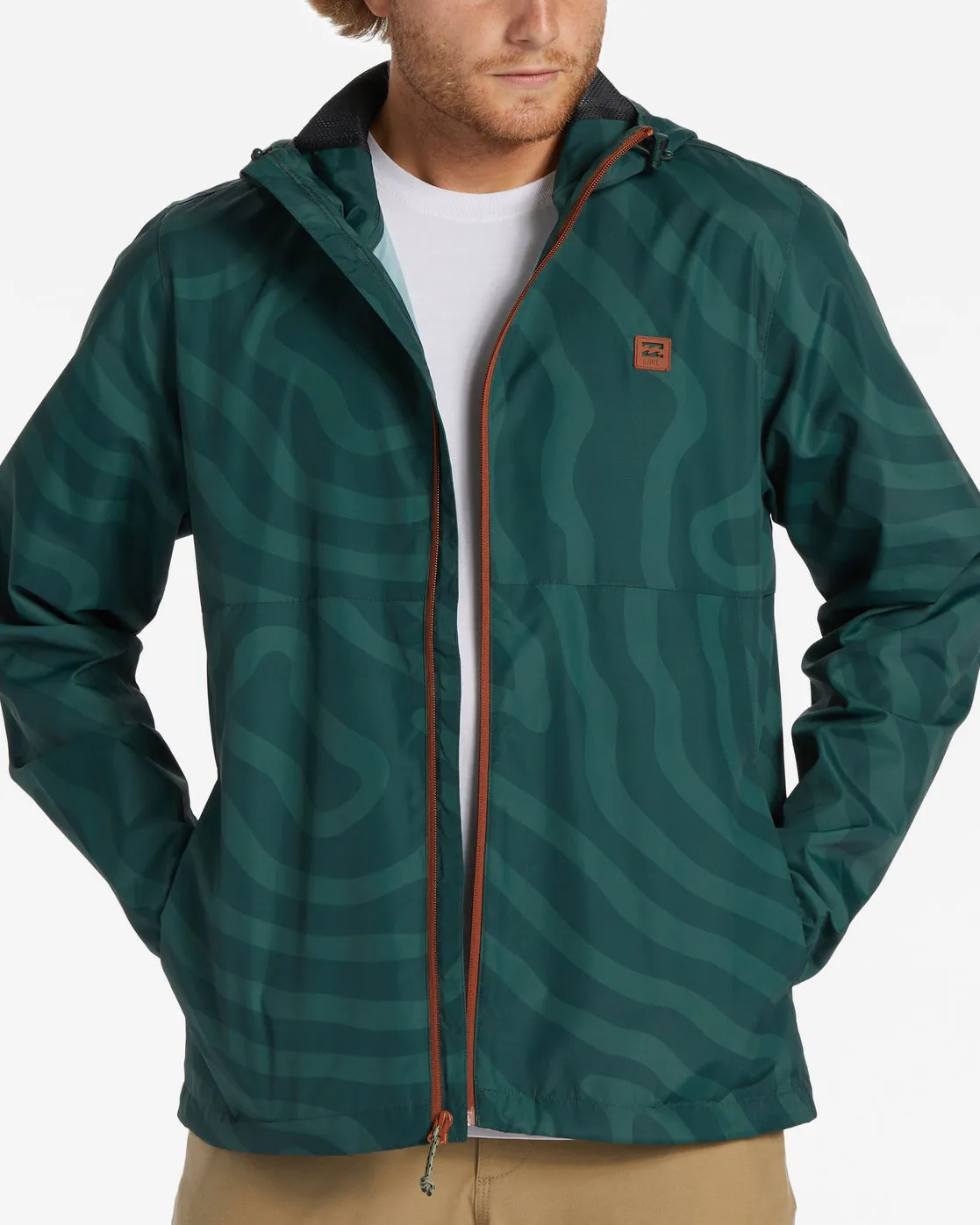 Billabong Transport Windbreaker Jacket-Dark Forest