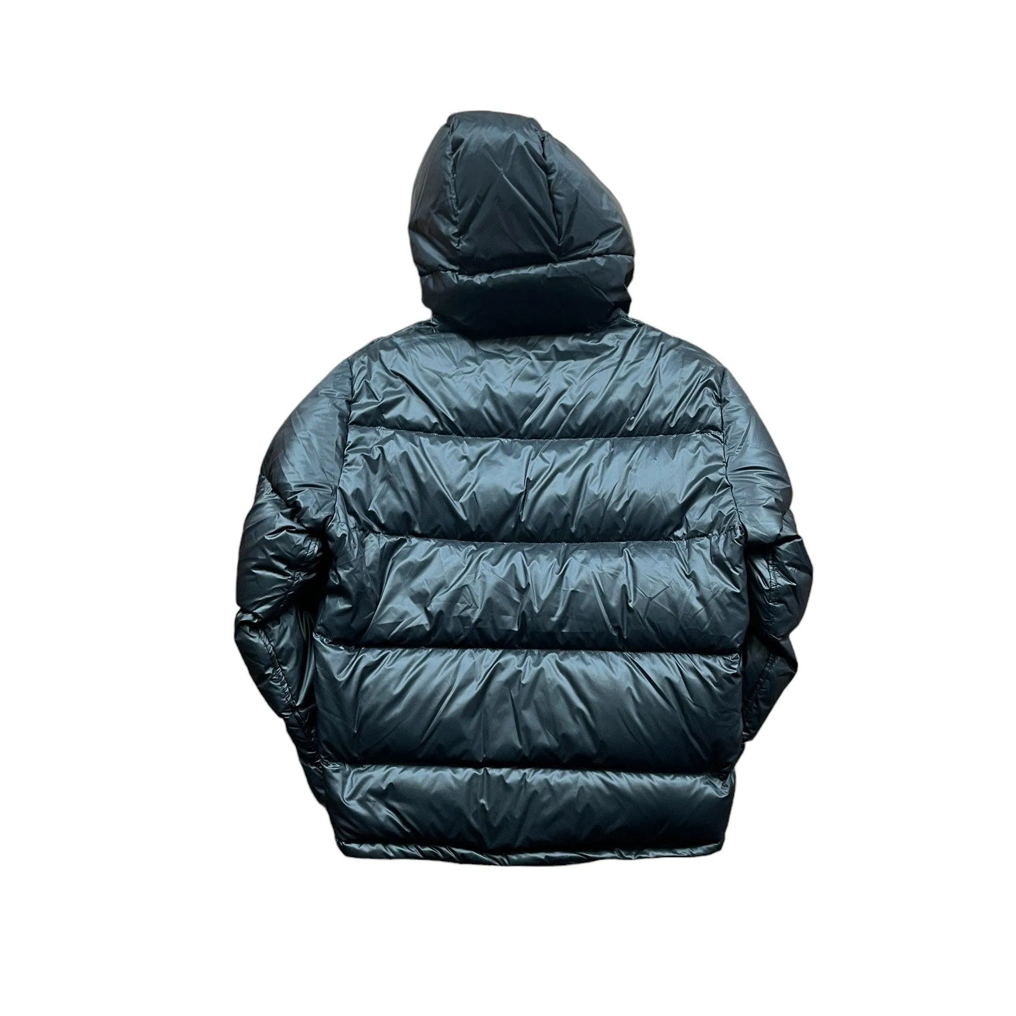 Black Stussy Puffer Coat - Medium