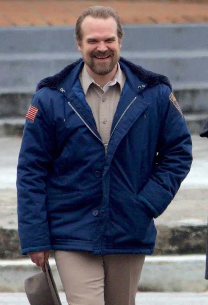 Blue Jim Hopper Jacket From Stranger Things - Jim Hopper Jacket