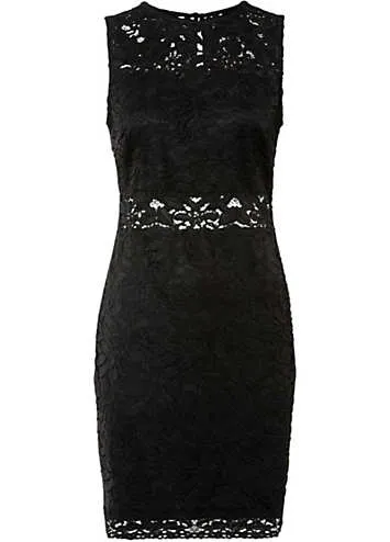 bonprix Sleeveless Lace Shift Dress | Grattan