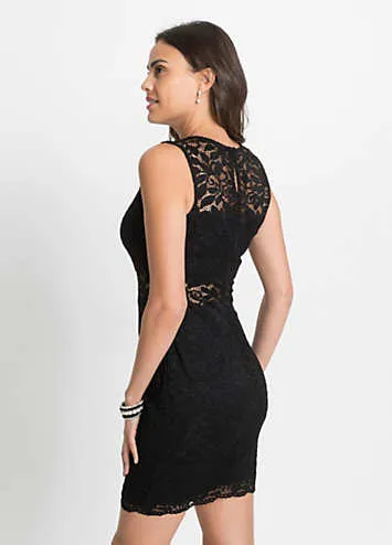 bonprix Sleeveless Lace Shift Dress | Grattan