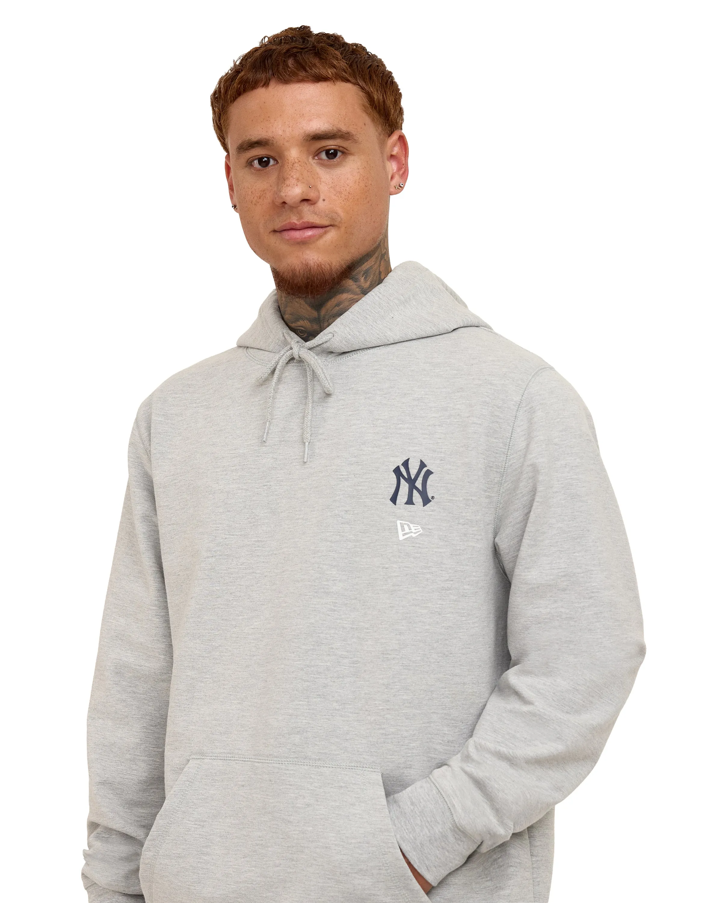 Boston Red Sox Logo Essentials Gray Hoodie