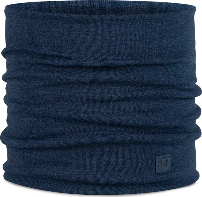 Buff Merino Heavyweight Neck Warmer Solid Night Blue | Buy Buff Merino Heavyweight Neck Warmer Solid Night Blue here | Outnorth