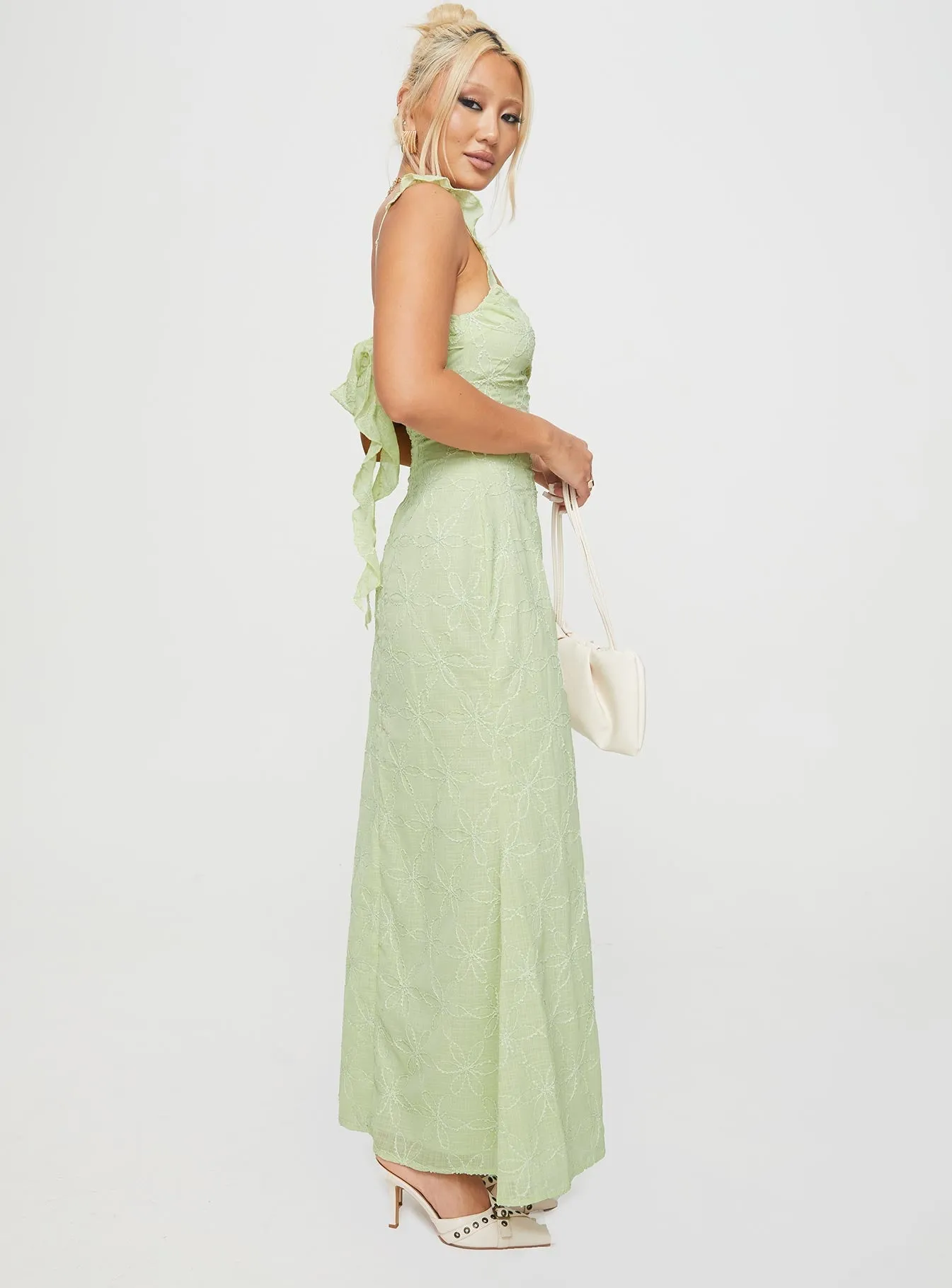 Burner Maxi Dress Green