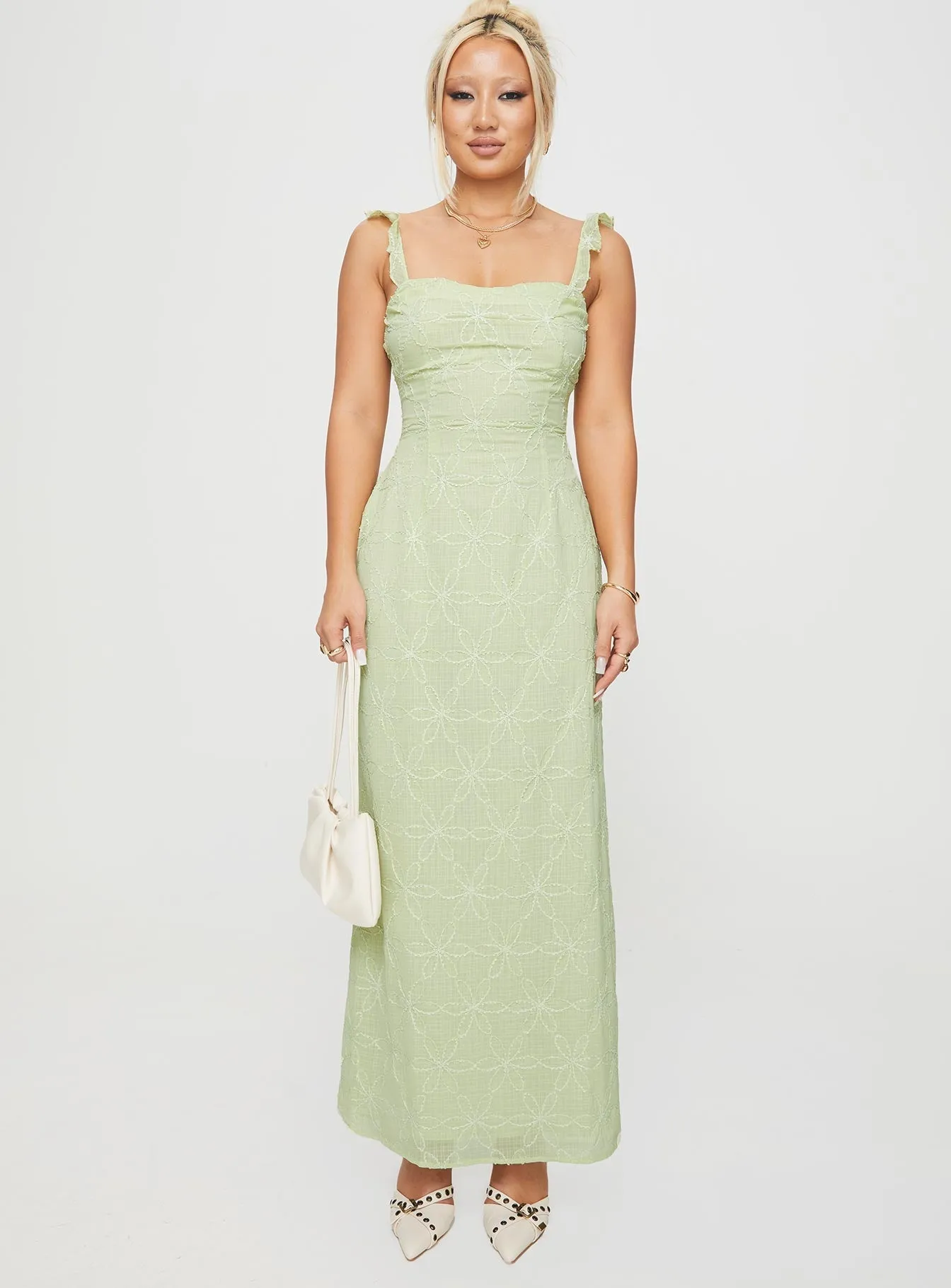 Burner Maxi Dress Green