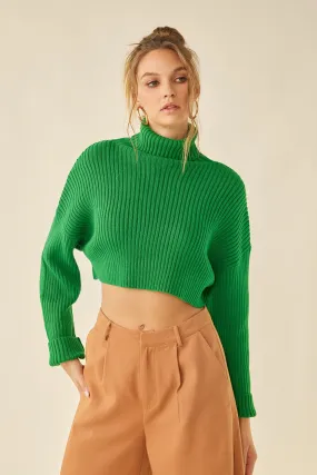 Bute Crop Turtleneck