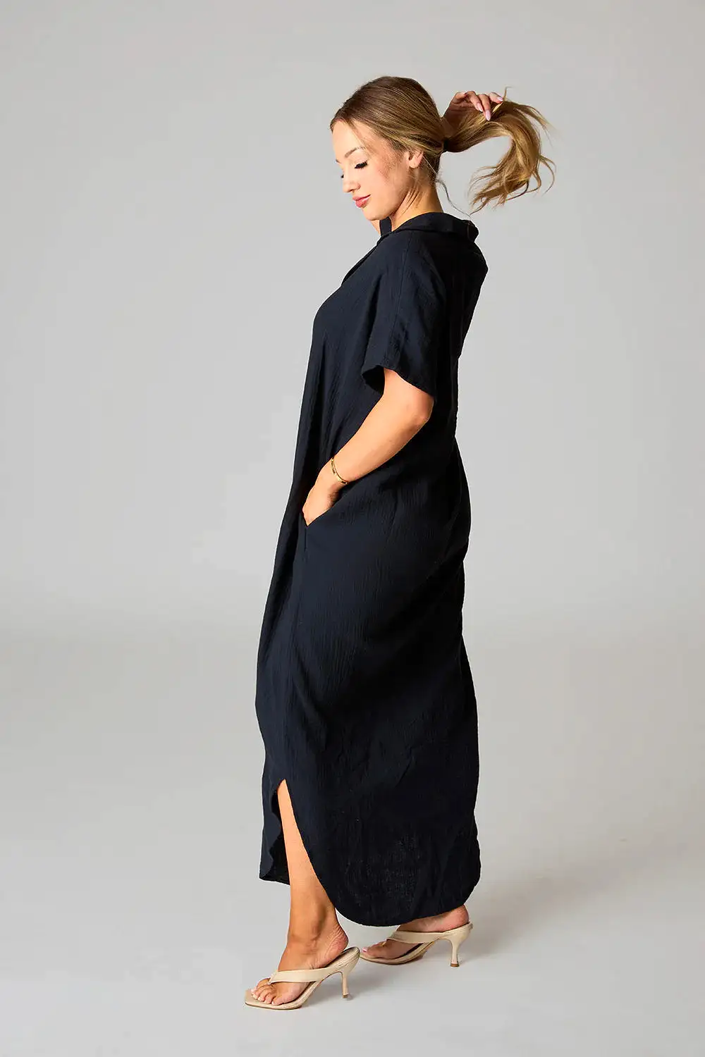 CARMEN  MAXI DRESS - Black