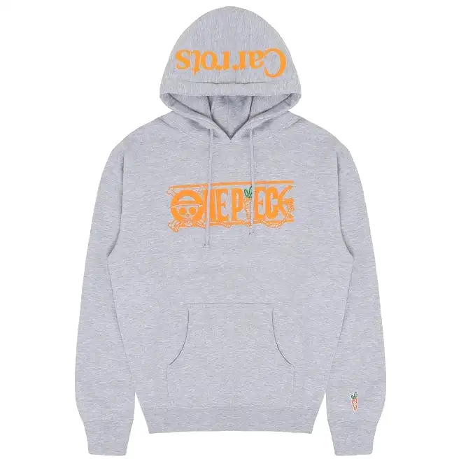 Carrots X One Piece Icon Logo Hoodie (Athletic Heather)