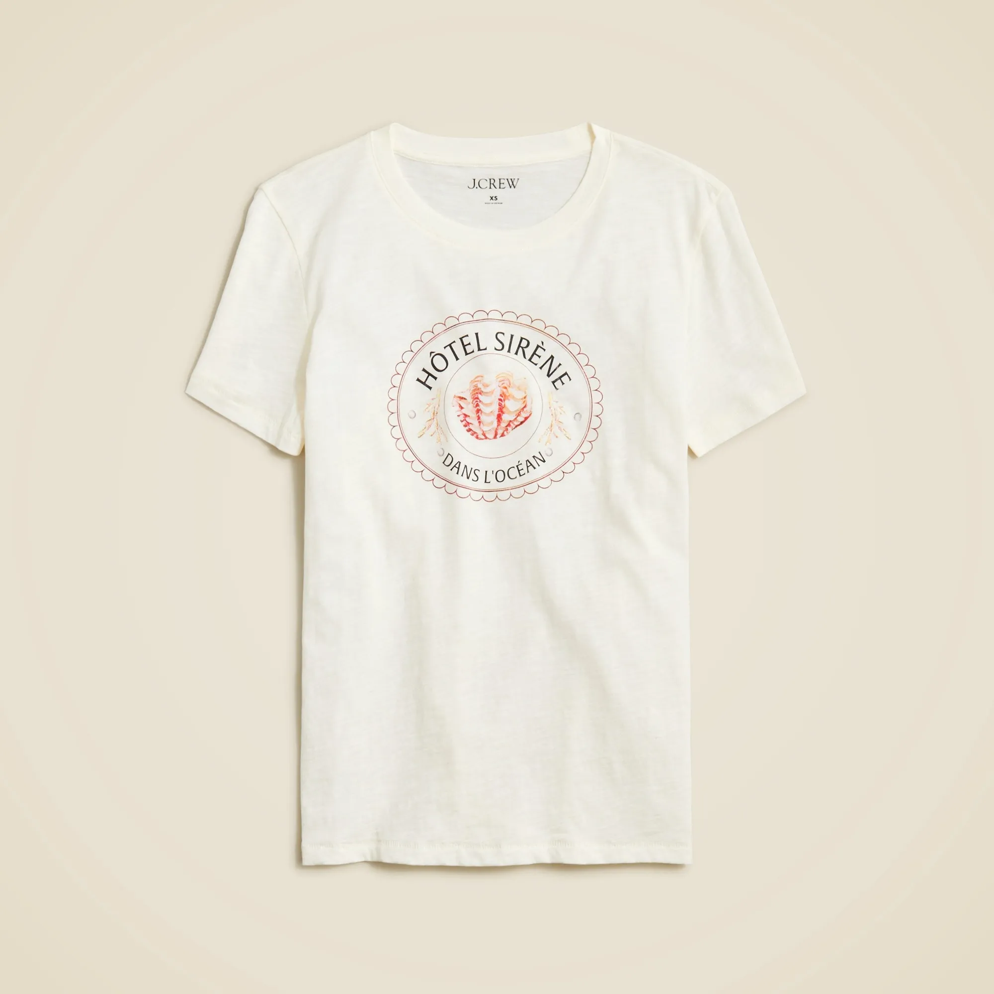 Classic-fit "Hotel Sirène" graphic T-shirt