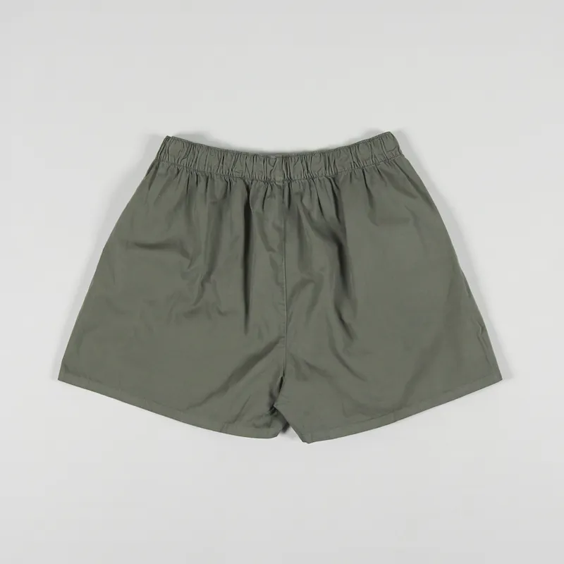 Colorful Standard Womens Organic Twill Shorts Dusty Olive