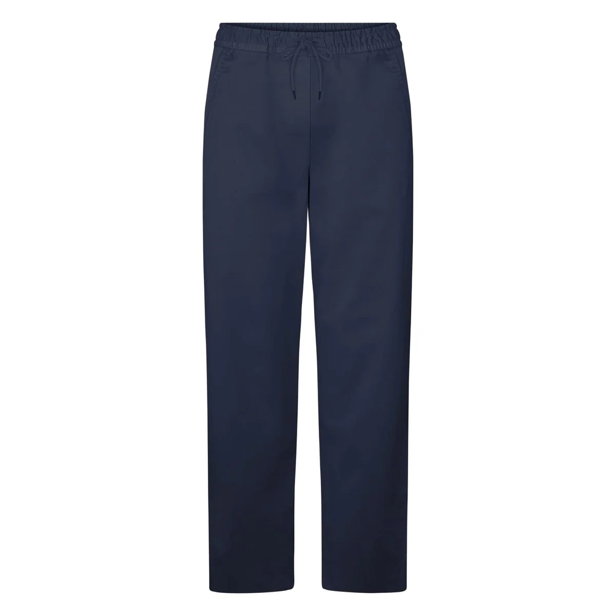 Colorful Twill Pants Navy Blue