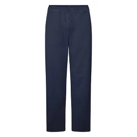 Colorful Twill Pants Navy Blue