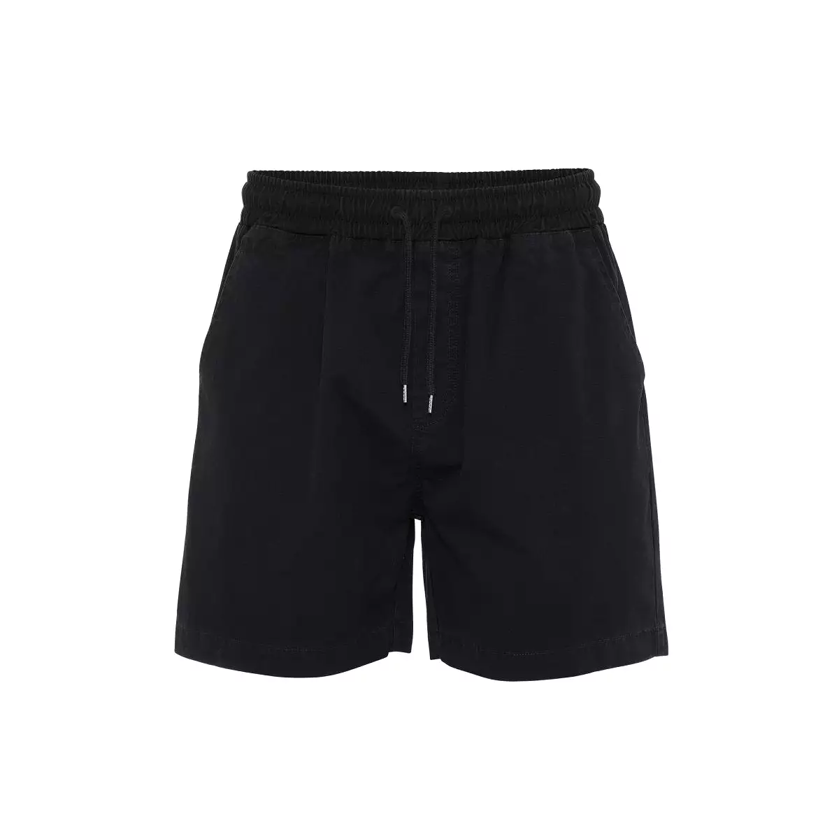 Colorful Twill Shorts Deep Black