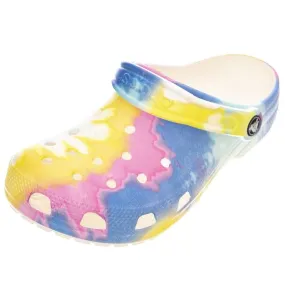 CROCS Classic Tie Dye Graphic Clog White / Multi Sandals