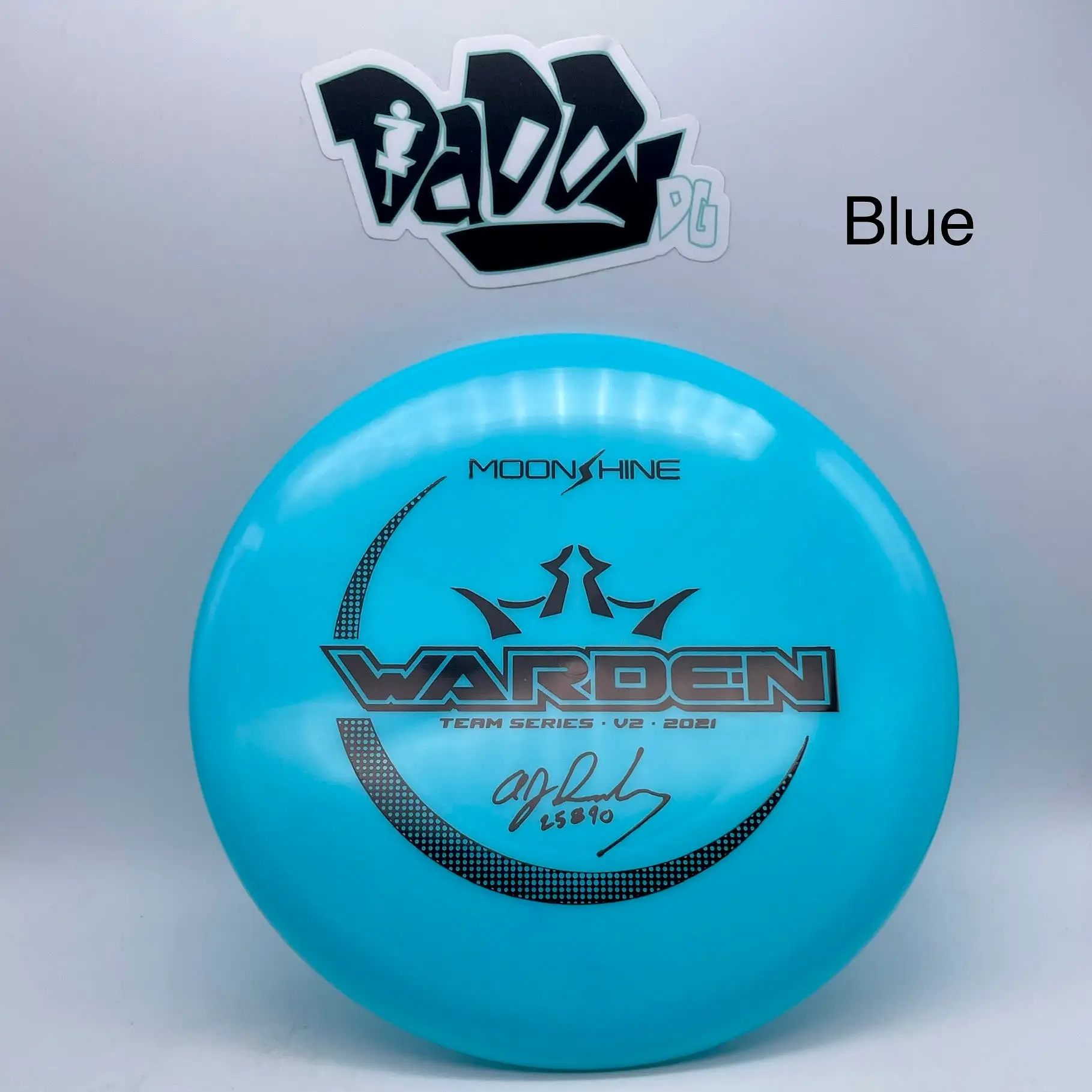 Dynamic Discs Hyrbid Moonshine Glow Warden AJ Risley V2 2021 Team Series