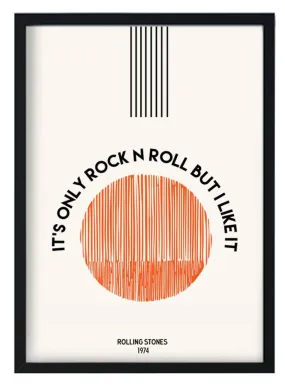 Fanclub - It's Only Rock N Roll but I Like it Rolling Stones Art Print