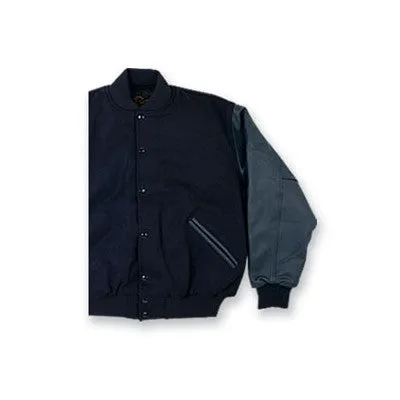 Fraternity Leather Sleeve Jacket - GAME 5000 - TWILL