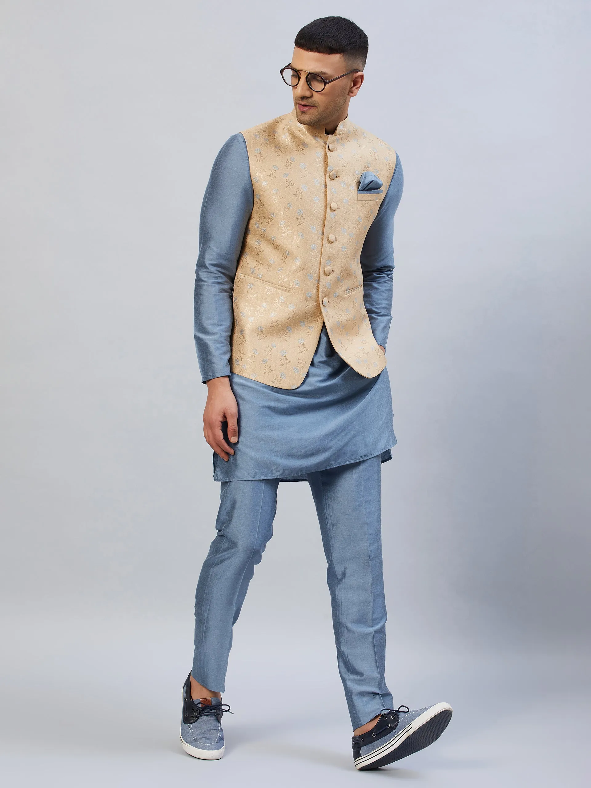 Gleaming Nehru Jacket Set