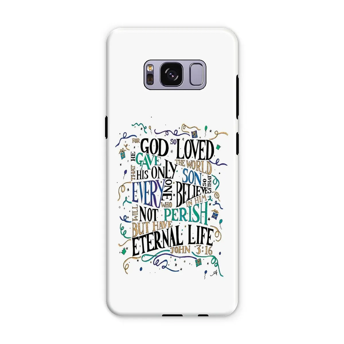 God so loved Amanya Design Tough Phone Case