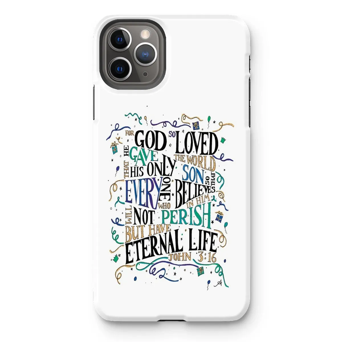 God so loved Amanya Design Tough Phone Case