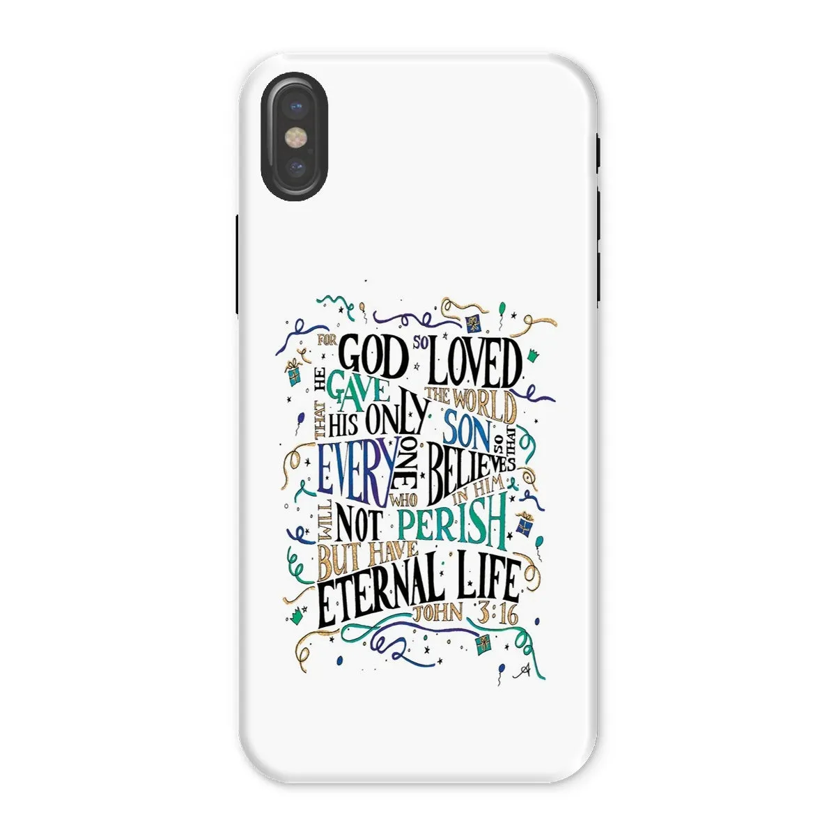 God so loved Amanya Design Tough Phone Case