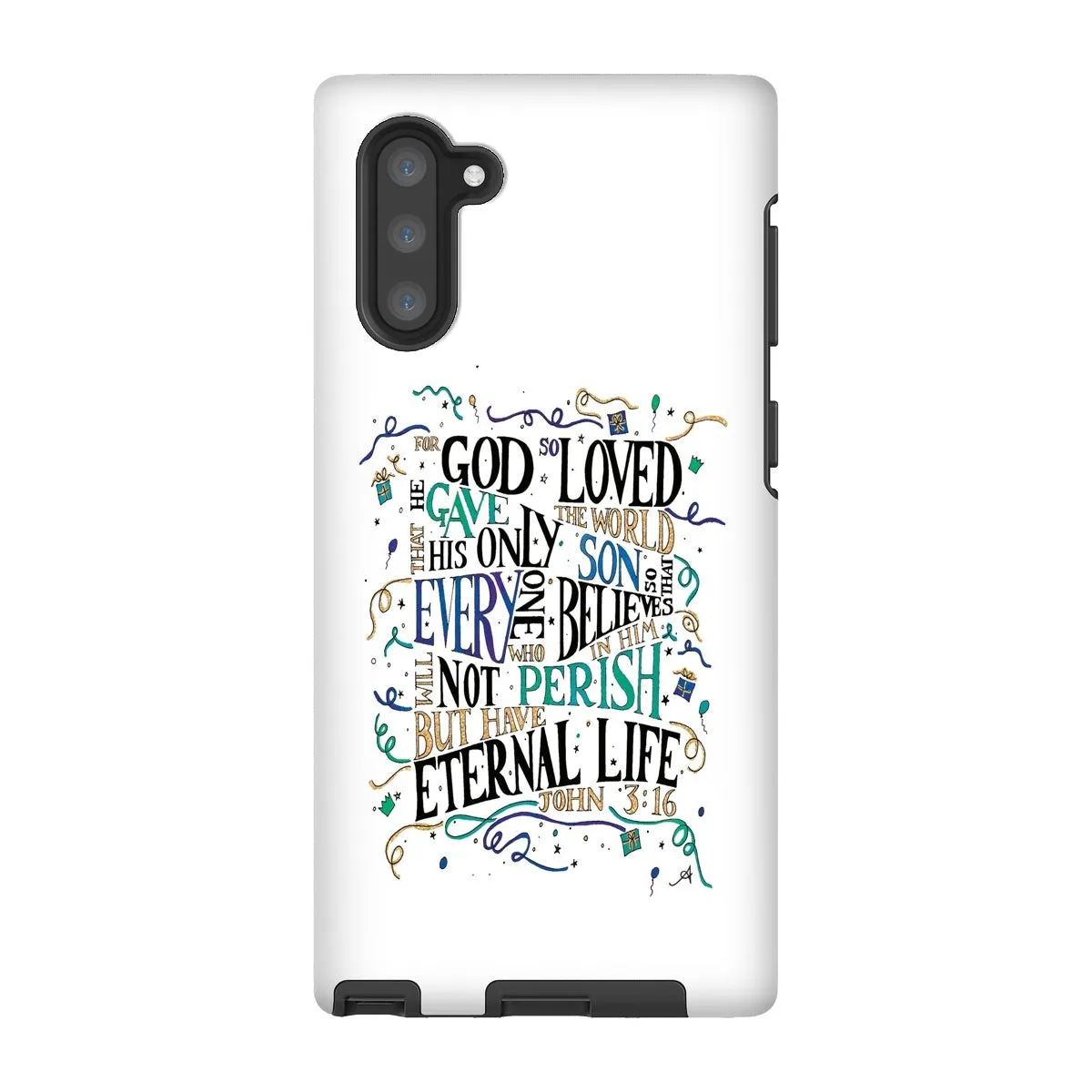 God so loved Amanya Design Tough Phone Case