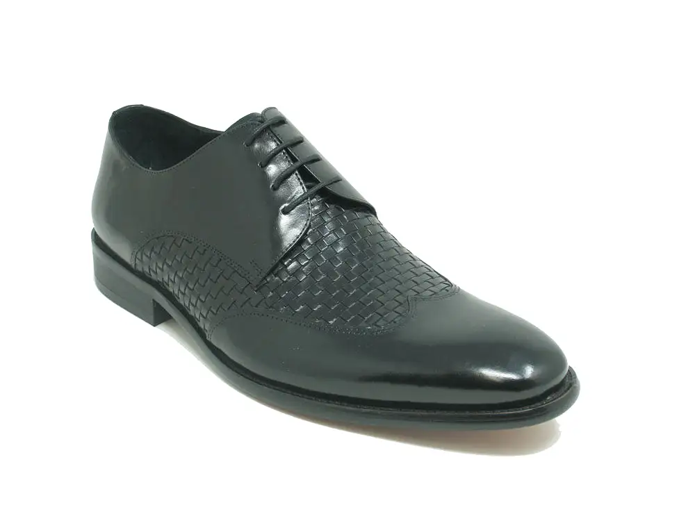 Hand Braided Leather Woven Oxford