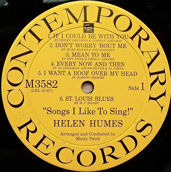 Helen Humes ~ Songs I Like To Sing!