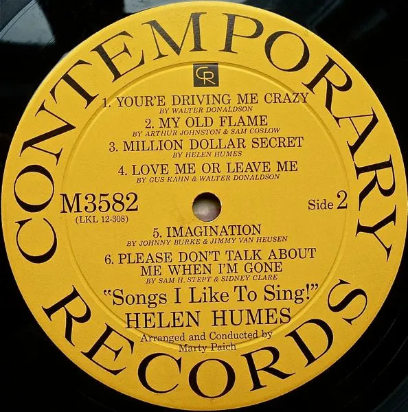 Helen Humes ~ Songs I Like To Sing!