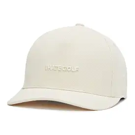 I Hate Golf Stretch Twill Snapback Hat Stone - SS24