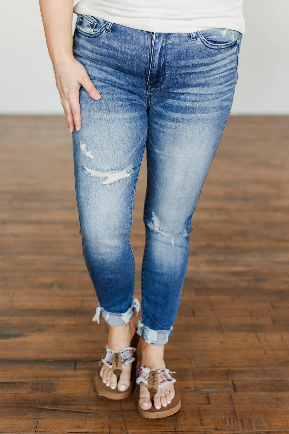 Judy Blue Skinny Jeans- Kira Wash