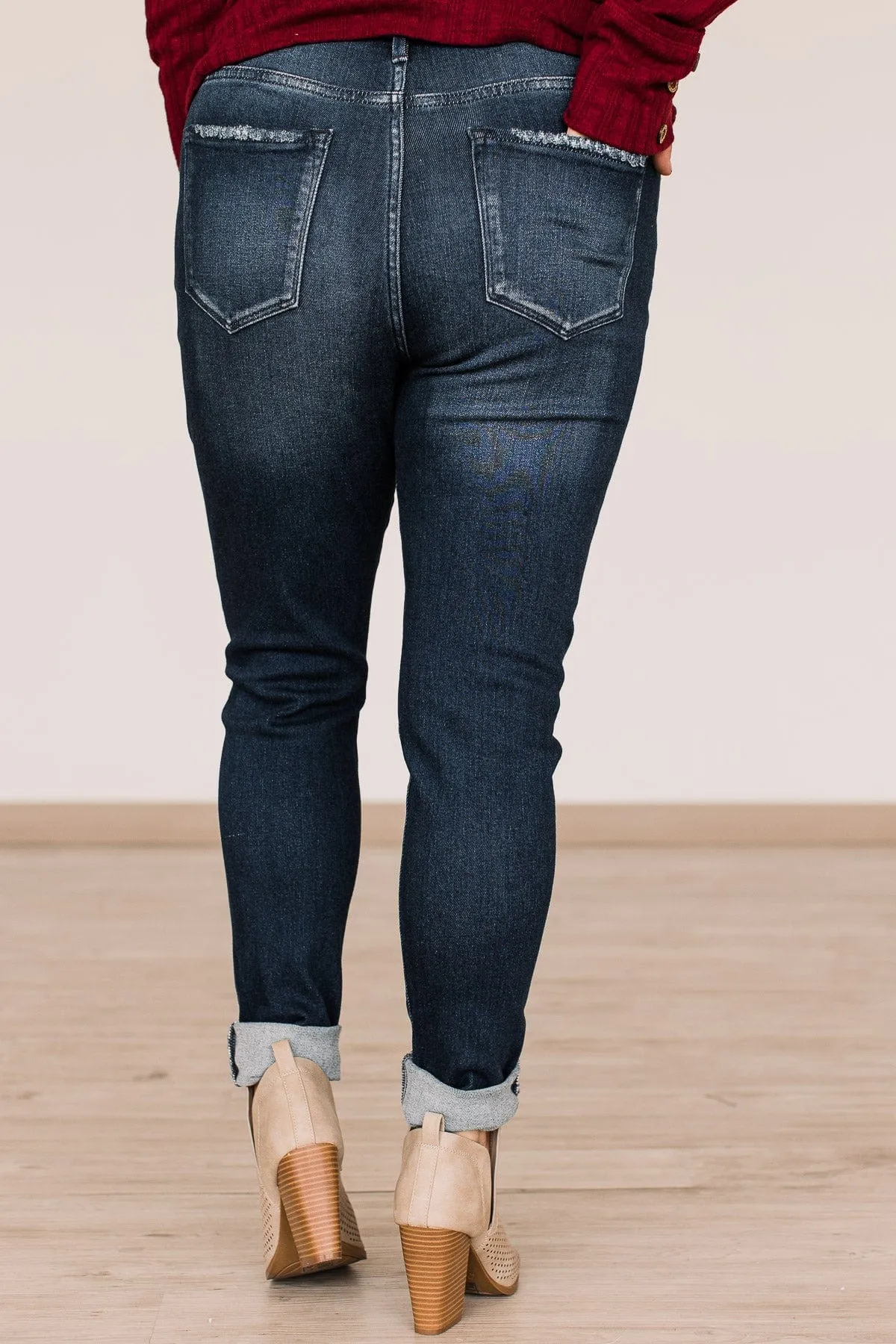 KanCan Button Fly Skinny Jeans- Julia Wash