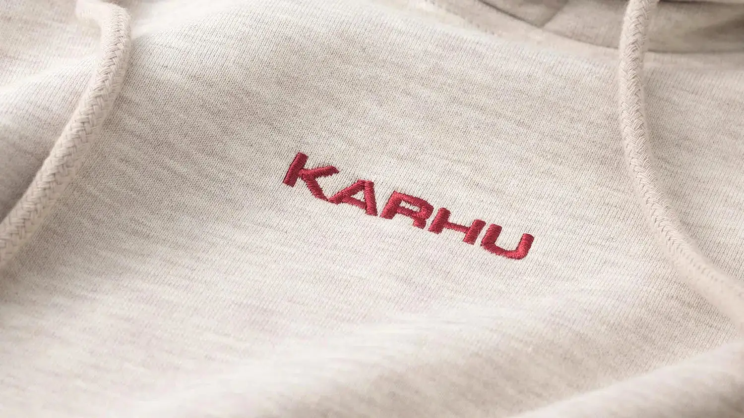 KARHU LOGO HOODIE OATMEAL MELANGE | GRANATA