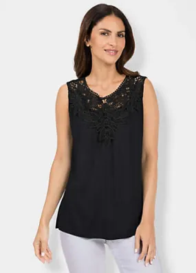 Lace Sleeveless Top by Witt | Kaleidoscope