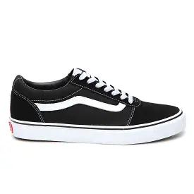 Ladies Classic Black and White Vans Ward Old Skool Styling